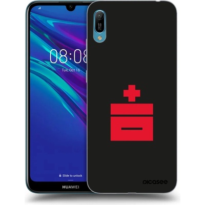 Picasee silikonový průhledný obal pro Huawei Y6 2019 - Le Plastenciaga