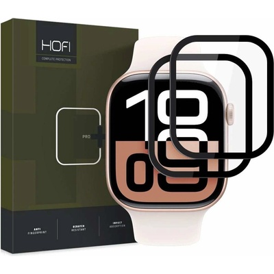 Hofi 2 броя хибридни защитни покрития за дисплея на Apple Watch 10 42мм (2024), Watch 11 42мм (2025) - Hofi Hybrid Pro Plus Screen Protector 2 Pack (прозрачен) (HOFI547)