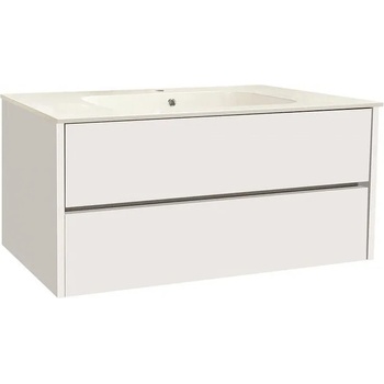 Inter Ceramic Конзолен PVC шкаф ICP 9955, Inter Ceramic, с умивалник, 99x45x55см (9955)