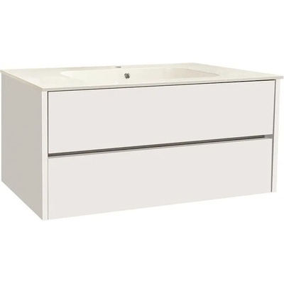 Inter Ceramic Конзолен PVC шкаф ICP 9955, Inter Ceramic, с умивалник, 99x45x55см (9955)