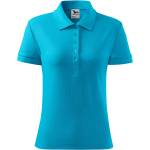 MALFINI Malfini cotton heavy 216 / Дамска поло тениска - тюркоаз xs (2164412)
