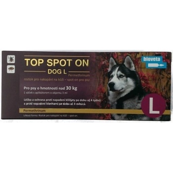 Bioveta Top spot-on Dog L nad 30 kg 1 x 3 ml