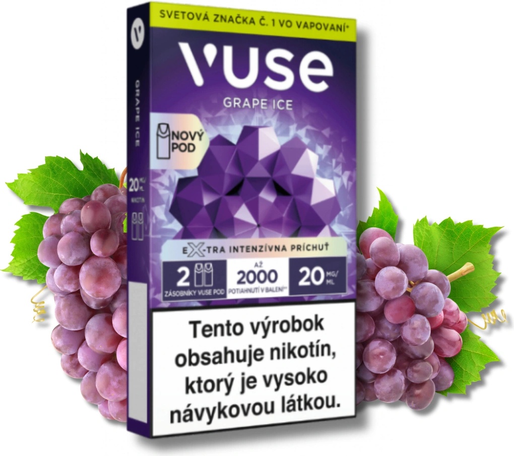 Vuse GO Reload Pods GRAPE ICE 20 mg od 9,9  - Heureka.sk