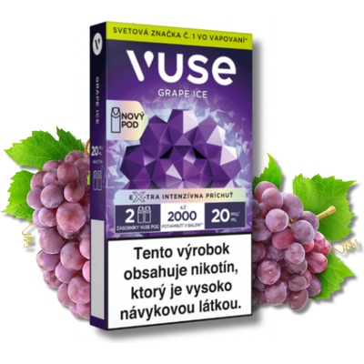 Vuse GO Reload Pods GRAPE ICE 20 mg