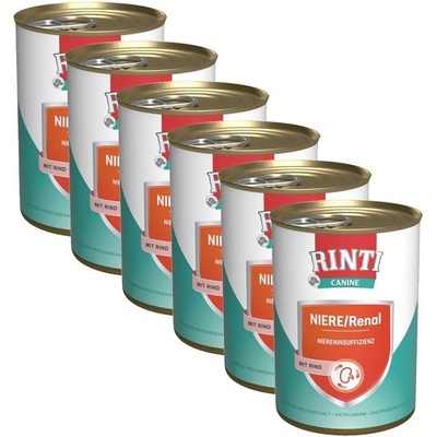 Rinti Canine Renal hovädzie 6 x 400 g
