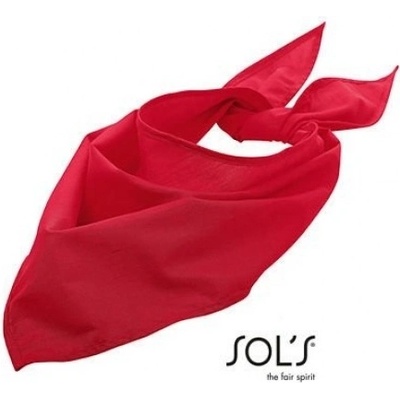 Šatka trojcípa Sols Bandana červená