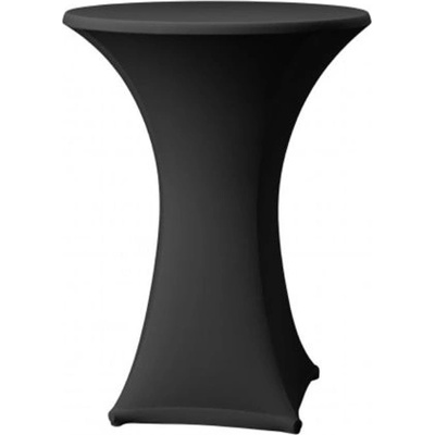 DENA Elastický poťah SAMBA na koktejlové stoly 60cm 180 g/m² čierny