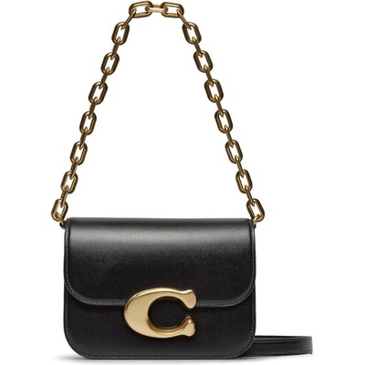 Coach Дамска чанта Coach Lux Calf Idol Bag CM557 B4/Black B4/BK (Lux Calf Idol Bag CM557)