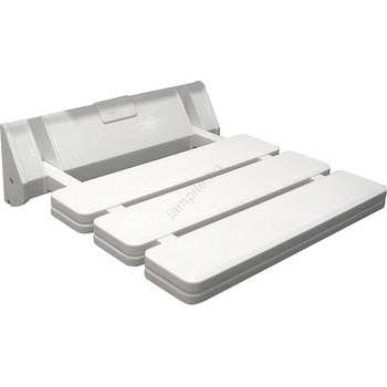 Aqualine - Сгъваема седалка за душ 32x32, 8 cm бяла (SH0804)