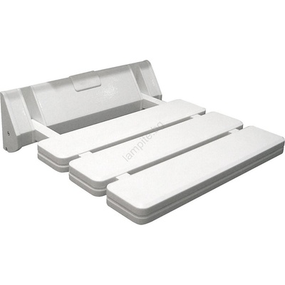 Aqualine - Сгъваема седалка за душ 32x32, 8 cm бяла (SH0804)