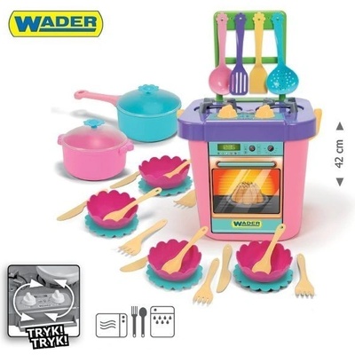 Wader Детска готварска печка с аксесоари (22150)