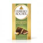  Шоколад млечен с макадамия Ferrero Rocher 90гр