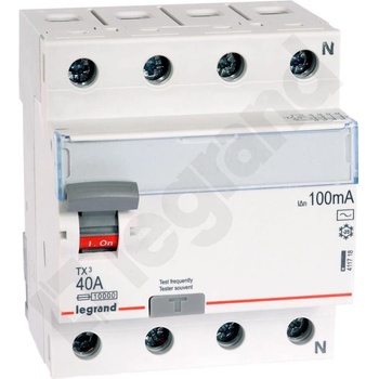 Image 1 of Legrand ДТЗ 4P 40A 100mА серия TX3 ID тип AC - 411718 (411718)