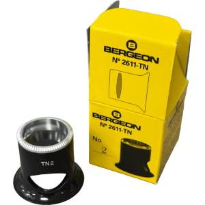 Bergeon Лупа Bergeon 2611-TN-2 за часовникари, бинокулярна, увеличение x5