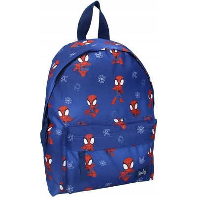 Predškolský viac-komorový batoh Spider-Man Vadobag chlapčenský modrý