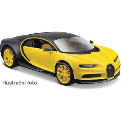 Maisto Bugatti Chiron žltá/čierna 1:24