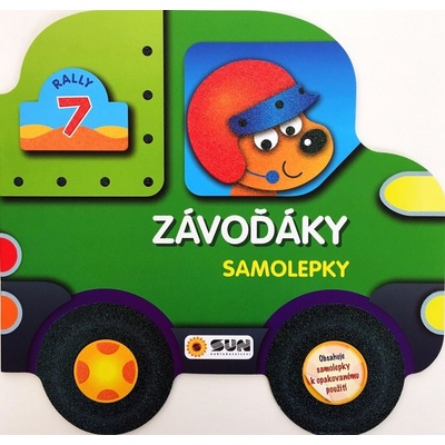 Sun Samolepková kniha se Závoďáky pro opakované použití