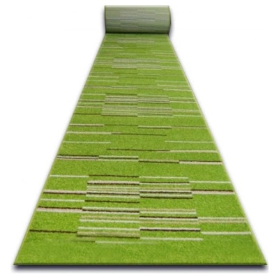 Nej-koberce Heat Set Fryz Neli zelený limonka metráž 80 cm