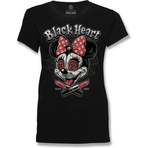 Black heart Дамска тениска BLACK HEART - Mickey - Black - 19655