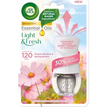 Air wick Elektrický osvěžovač vzduchu strojek a náplň Rozkvetlá louka a jarní vánek 19 ml