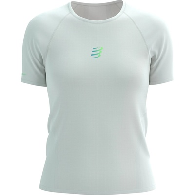 Compressport Дамска тениска Compressport Women's Trail Racing S/S T-Shirt Running shirt - Star White (916-3352-0613)