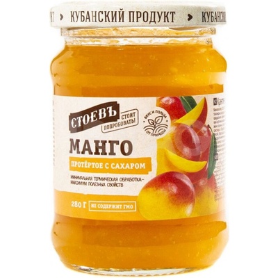 Stojev Mango protřené s cukrem 280 g