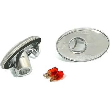 Кристални мигачи Opel Astra F / Corsa B / Corsa C / Tigra - хром (SO01)