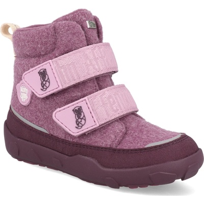 Affenzahn dětské barefoot boty Mid Boot Wool Comfy Otter