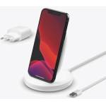 Belkin BOOST CHARGE Qi 15w wireless Charging Stand w PSU (EU Power Supply Included) -White (WIB002vfWH)