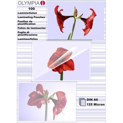 1x100 Olympia Laminating pouches DIN A6 125 micron 9178