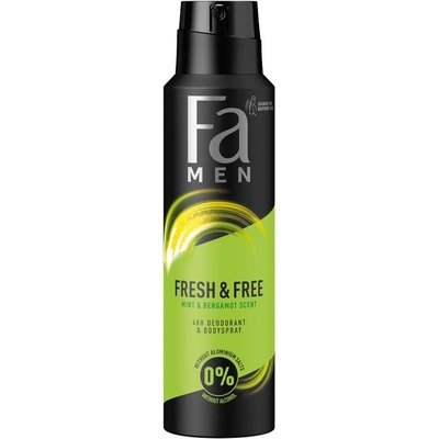 Fa Men Fresh & Free Mint & Bergamot deospray 150 ml