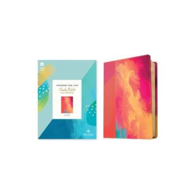 NLT Courage for Life Study Bible for Women, Filament-Enabled Edition (Leatherlike, Fierce Pink) | Tyndale, Ann White