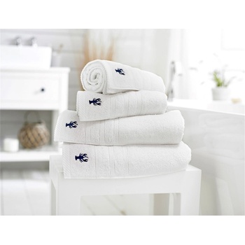 Image 1 of Lobster Creek Хавлиена кърпа Lobster Creek Combed Cotton Towels 550 GSM - White