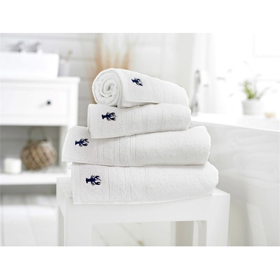 Lobster Creek Хавлиена кърпа Lobster Creek Combed Cotton Towels 550 GSM - White
