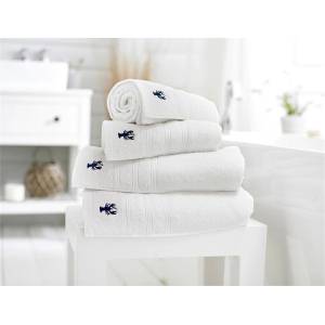 Lobster Creek Хавлиена кърпа Lobster Creek Combed Cotton Towels 550 GSM - White