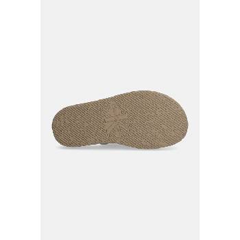 Calvin Klein Jeans Кожени чехли Calvin Klein Jeans HOME CLOG SLIDE MG LTH в бежово YW0YW01686 (YW0YW01686)