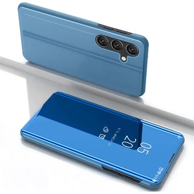 HQWear Калъф Clear View за Samsung Galaxy S25+ Cover с флип - син (5907769367878)