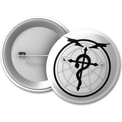 Fullmetal Alchemist placka Transmutation Circle 50 mm