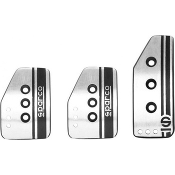 Спортни алуминиеви педали, сиво и черно (250251)