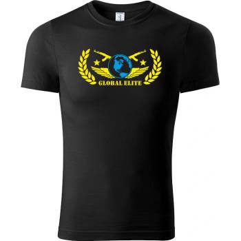 CS:GO tričko Global Elite černé