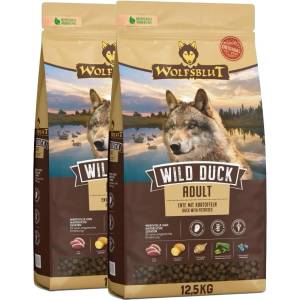 Wolfsblut Wild Duck Giant Breed 2 x 12, 5 kg