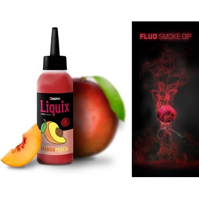 Delphin Fluo dip D SNAX LiquiX / Mango-Broskev – Zbozi.Blesk.cz