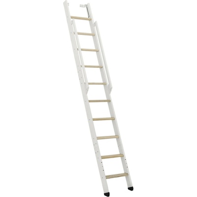 Minka STAIRS Přímé žebříkové schodiště Strong smrk/bílá, 10 schodů, 243 cm