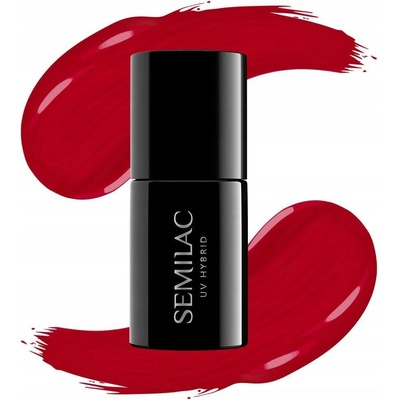 Semilac hybridní lak na nehty Spiced Apple 305 ohnivě červená 7 ml