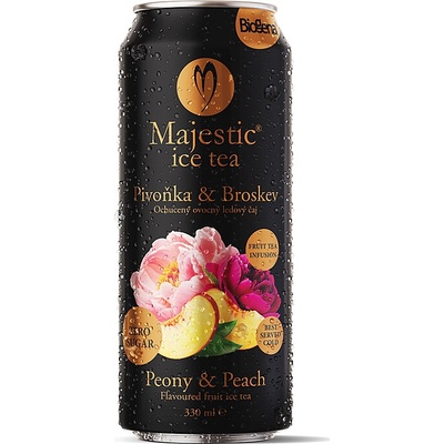 Biogena Majestic ice tea Pivoňka a Broskev 330 ml