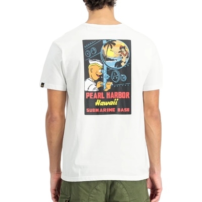 Alpha Industries Pearl Harbor T Back Print White