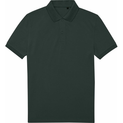 B&C MY ECO POLO 65/35 Pánská polokošile s krátkým rukávem tmavě zelená