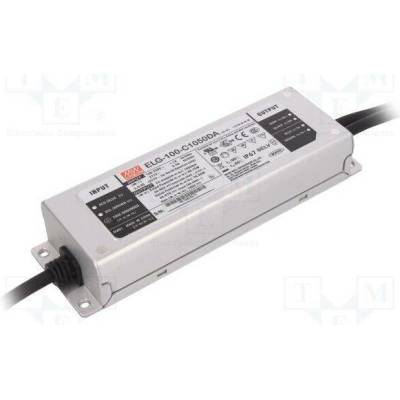 MEAN WELL ELG-100-C1050DA Napájecí zdroj: spínaný; LED; DALI; 100W; 48÷95VDC; 1,05A; IP67