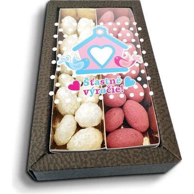 Sablio Mandle v čokoláde Šťastné výročí 2 2 x 80 g