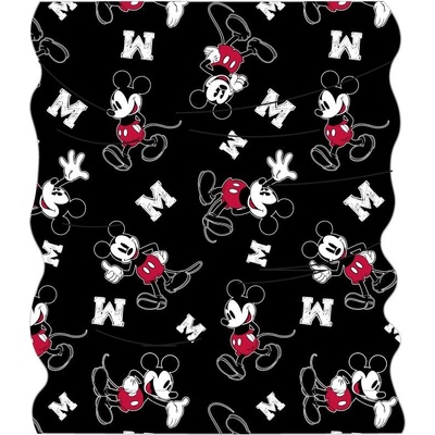 EplusM Detský nákrčník Mickey mouse čierna